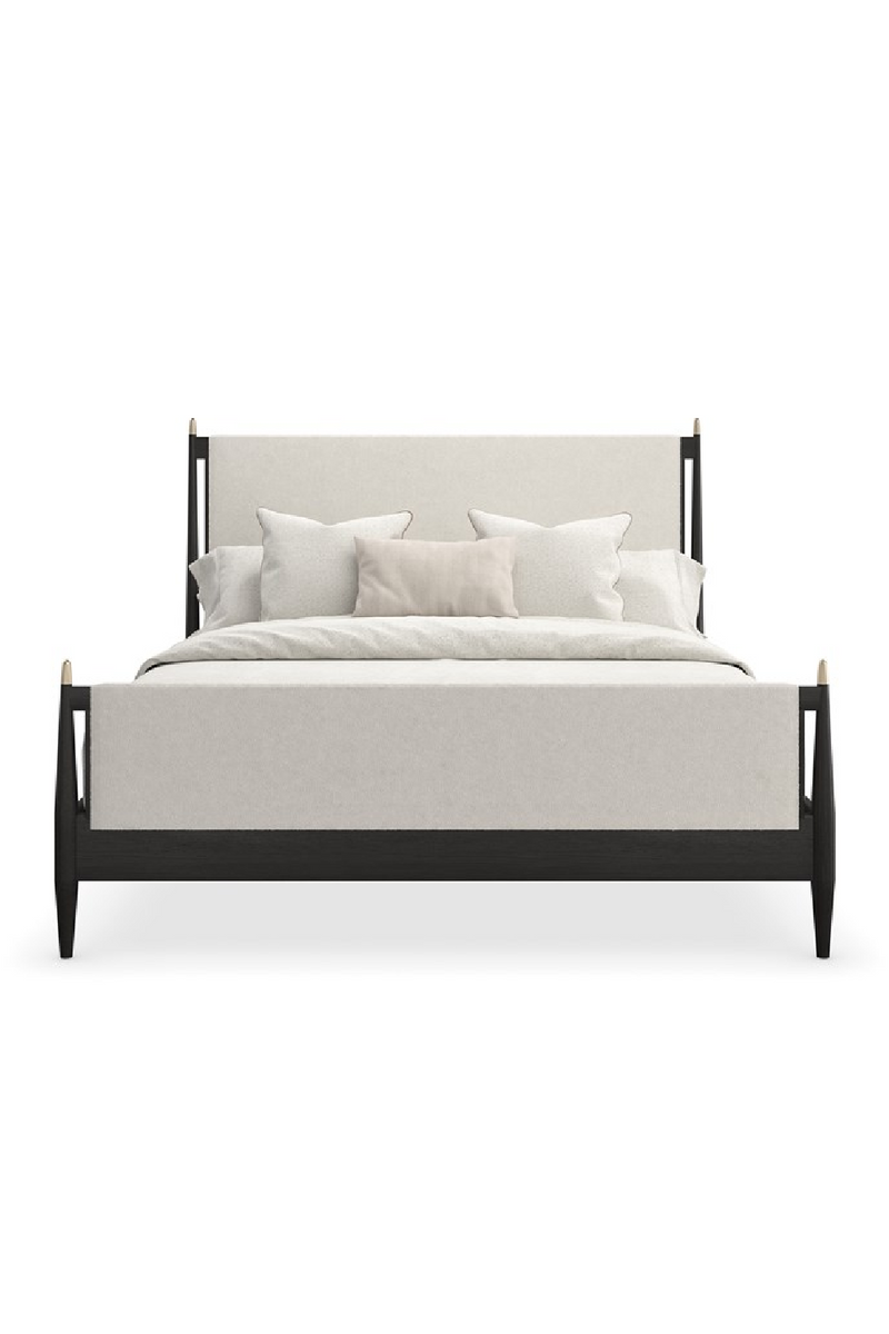 Ivory Bouclé Bed | Caracole Rhythm | Woodfurniture.com