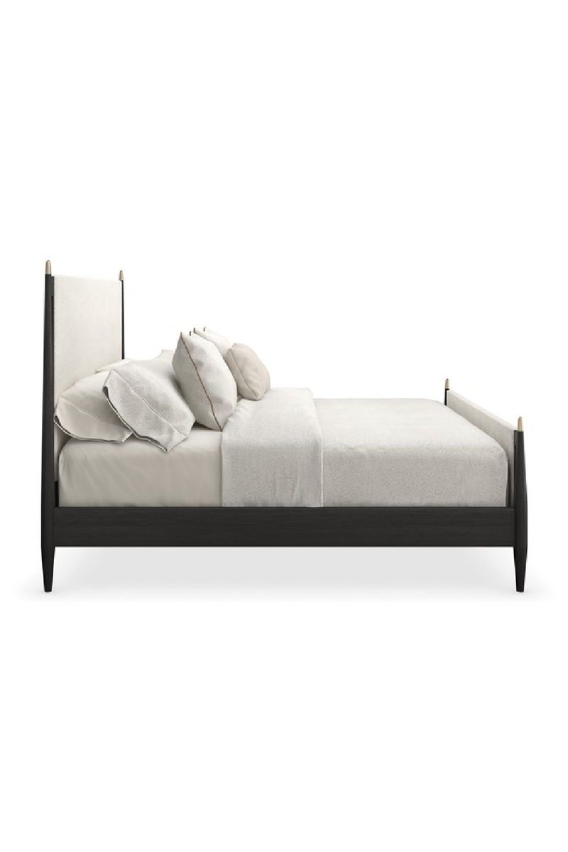 Ivory Bouclé Bed | Caracole Rhythm | Woodfurniture.com