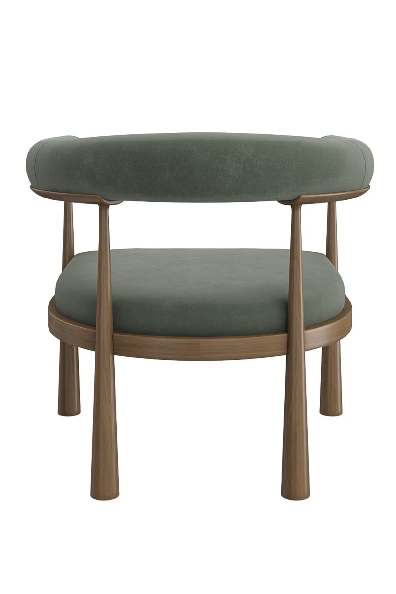 Curved Club Dining Chair | Caracole Bali | Woodfurniture.com