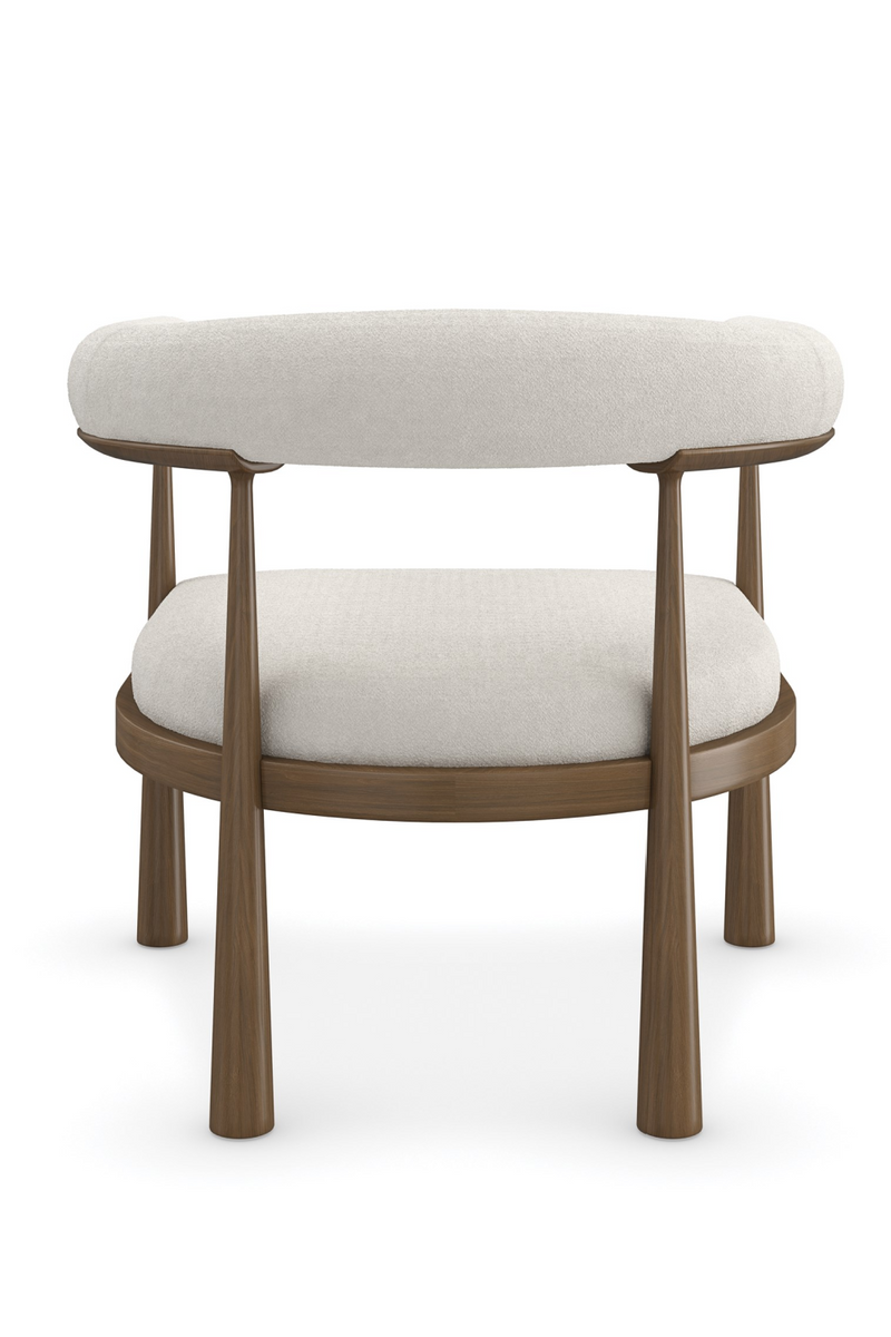 Curved Club Dining Chair | Caracole Bali | Woodfurniture.com