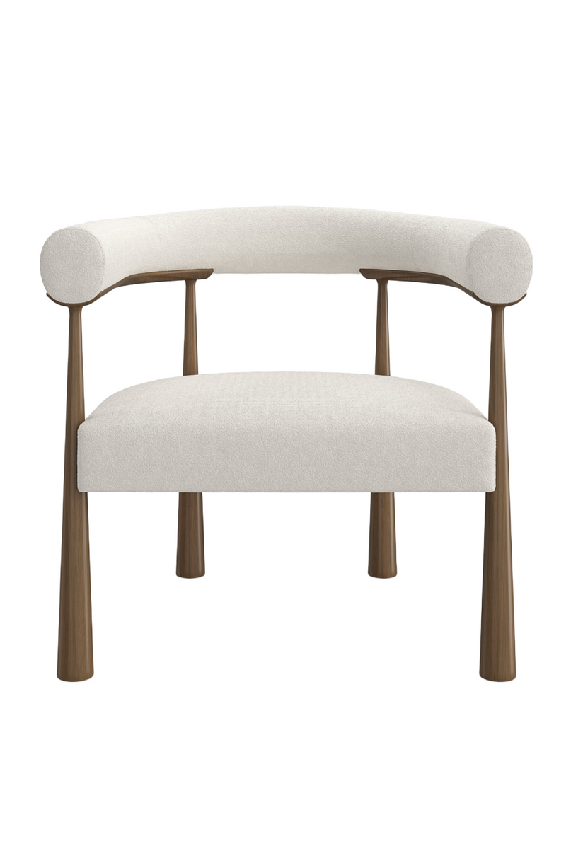 Curved Club Dining Chair | Caracole Bali | Woodfurniture.com