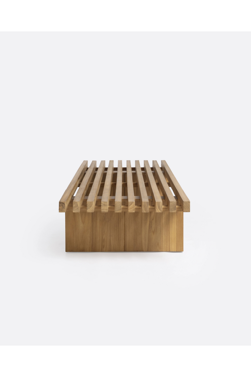 Slatted Teak Outdoor Coffee Table | Dareels Surat | Oroatrade.com