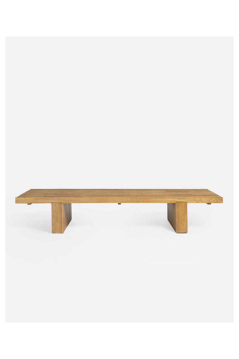 Slatted Teak Outdoor Coffee Table | Dareels Surat | Oroatrade.com