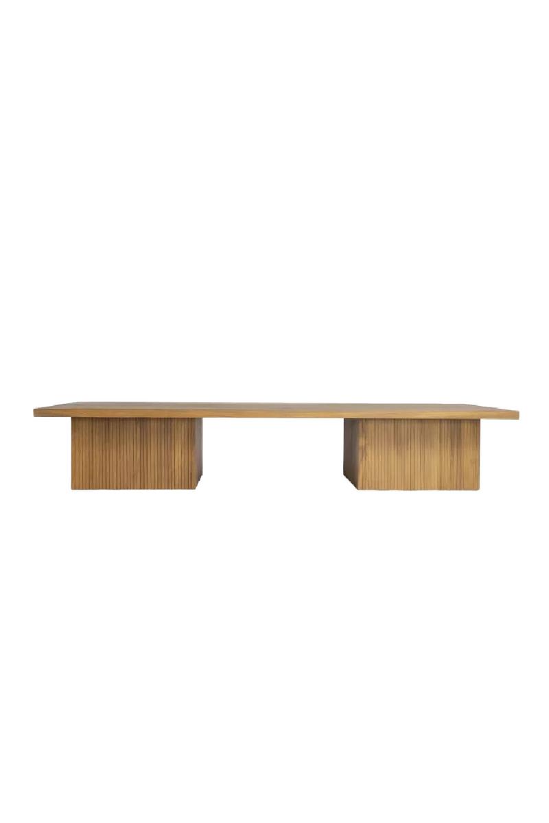 Fluted Teak Coffee Table | Dareels Balari | Oroarade.com