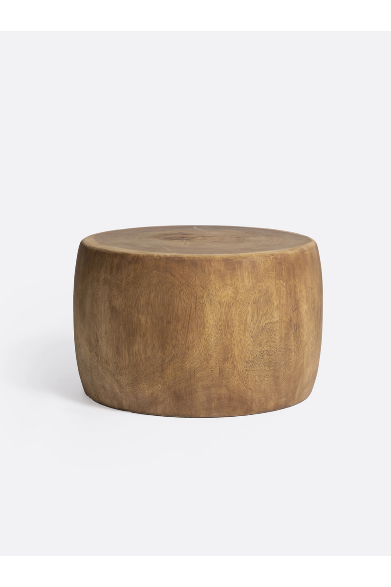 Oval Suar Wood Side Table | Dareels | Woodfurniture.com