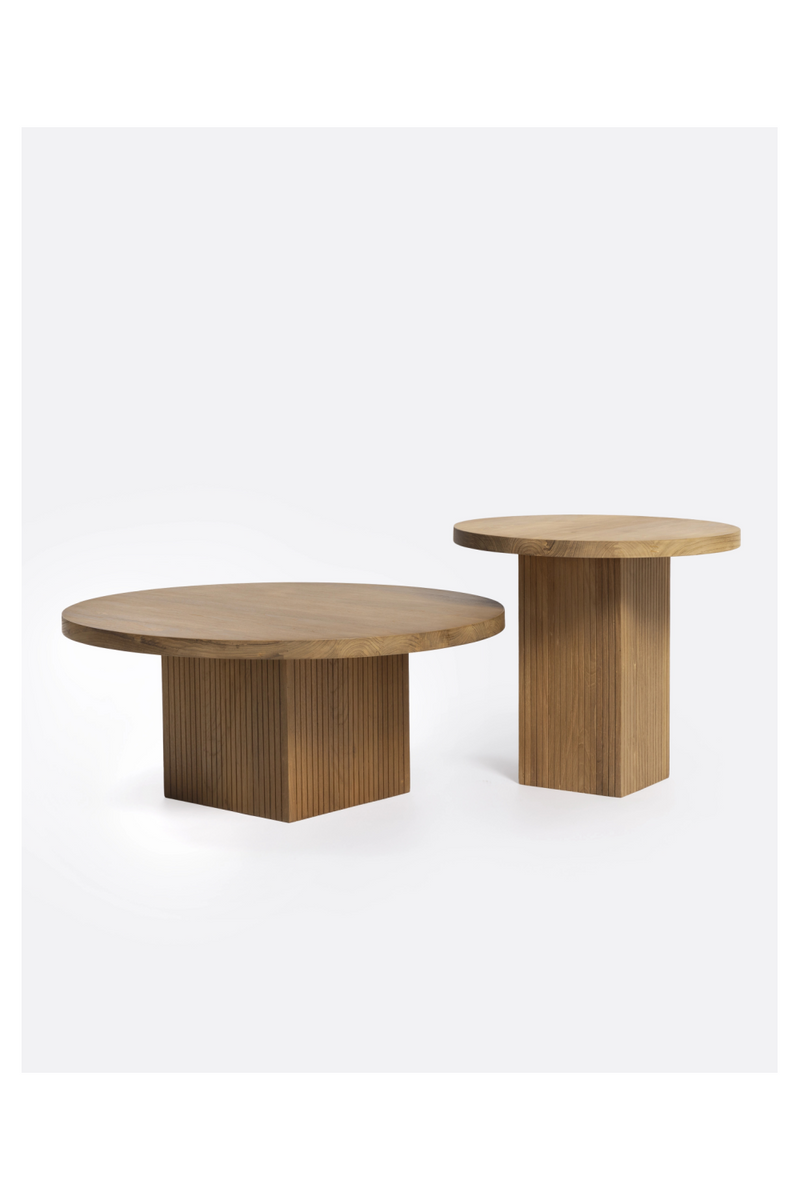 Teak Round Side Table | Dareels Balari | Oroatrade.com