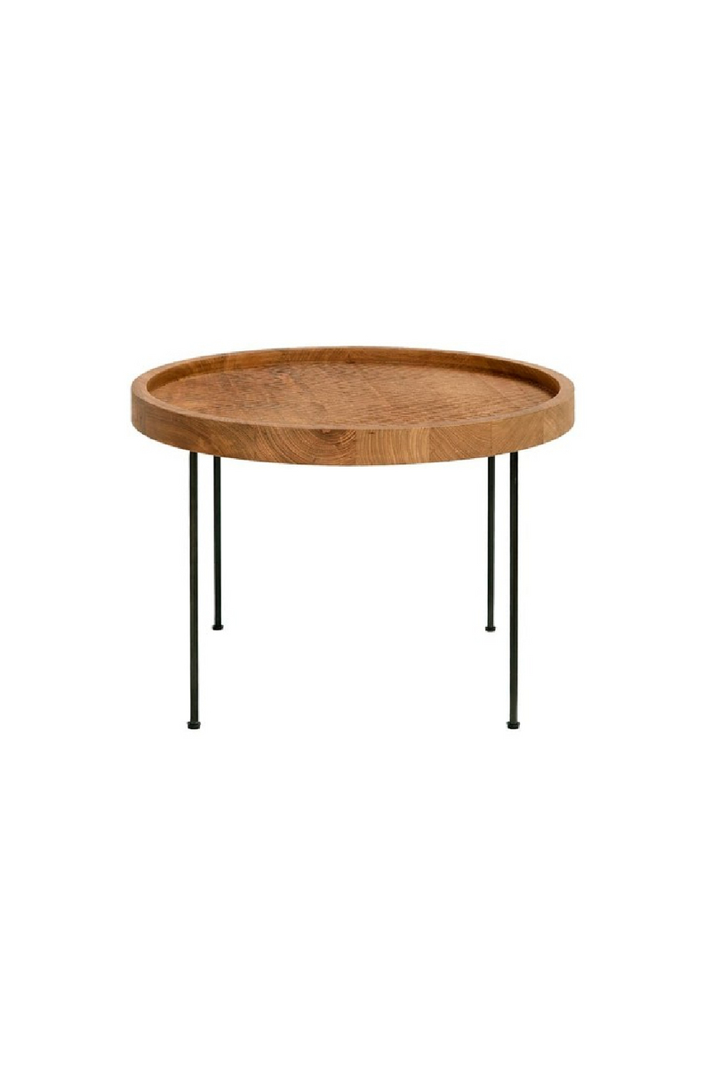 Round Tray Top Side Table | Dareels Gede  | Woodfurniture.com