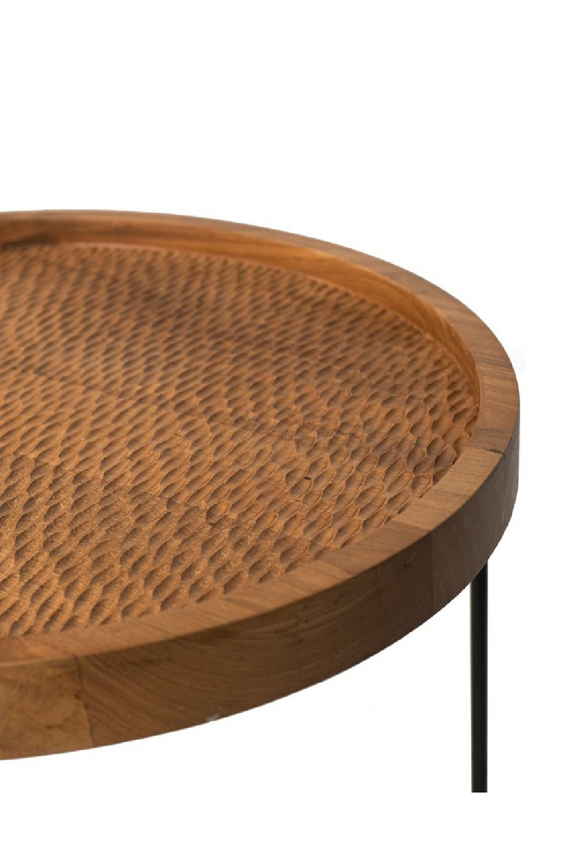 Round Tray Top Side Table | Dareels Gede  | Woodfurniture.com