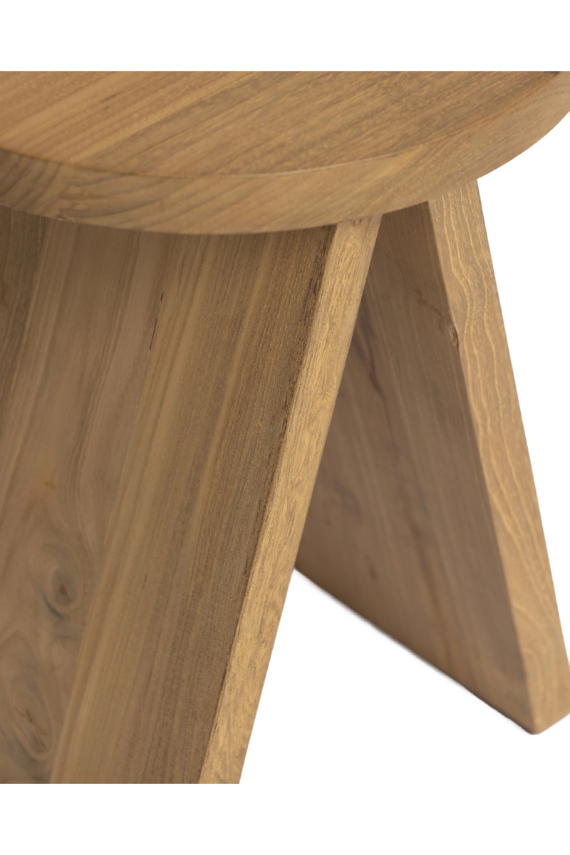 V-Leg Teak Side Table | Dareels Batu | Oroatrade.com