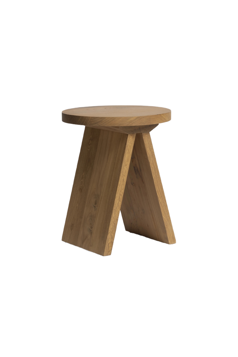 V-Leg Teak Side Table | Dareels Batu | Oroatrade.com