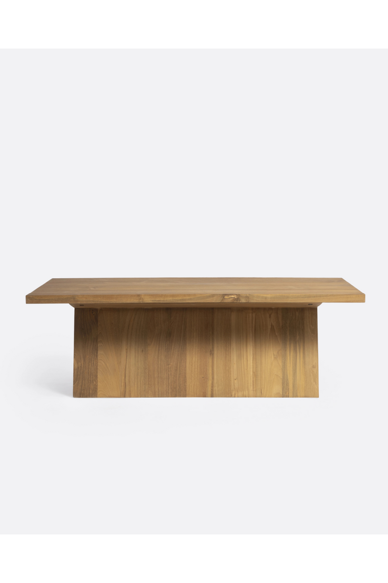 V-Shaped Base Coffee Table | Dareels Batu | Woodfurniture.com