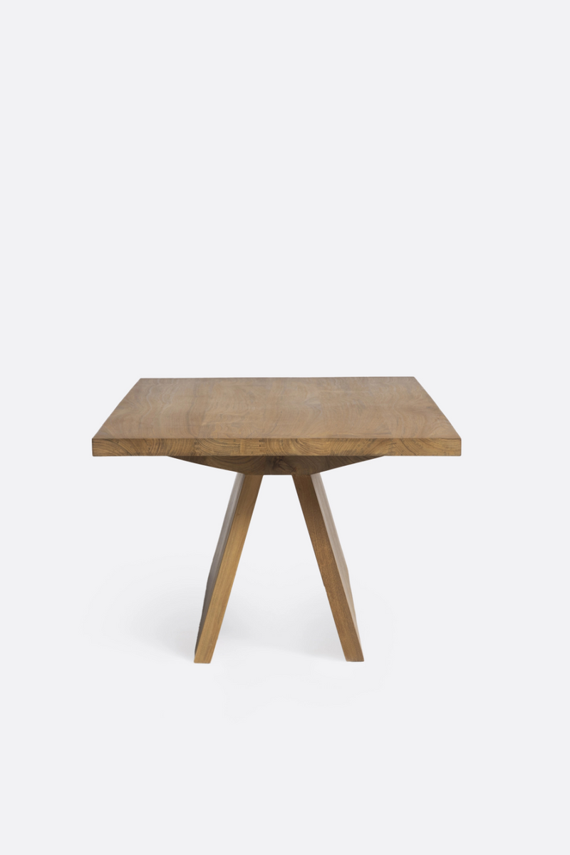 V-Shaped Base Coffee Table | Dareels Batu | Woodfurniture.com