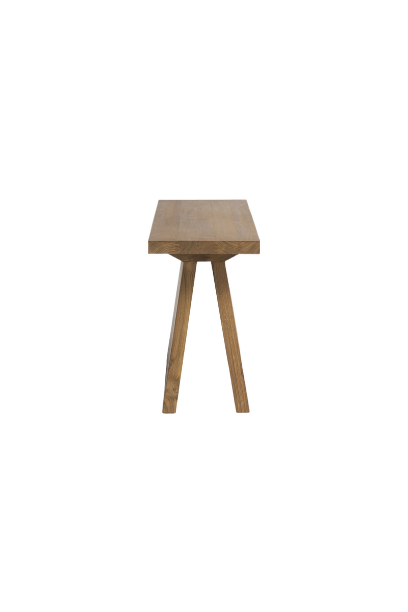 V-Leg Teak Side Table | Dareels Batu | Oroatrade.com