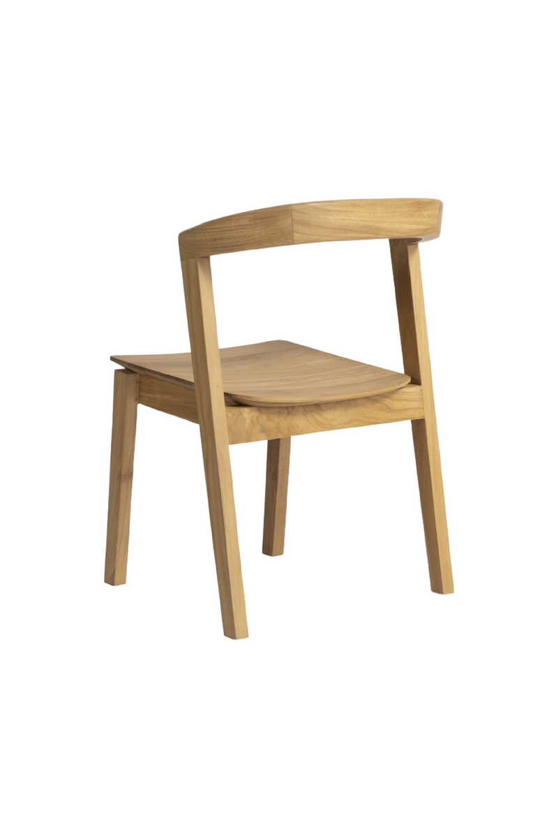 Teak Curved Back Chair | Dareels Arc | Oroatrade.com