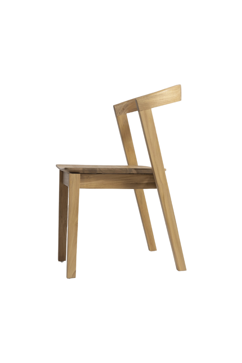 Teak Curved Back Chair | Dareels Arc | Oroatrade.com