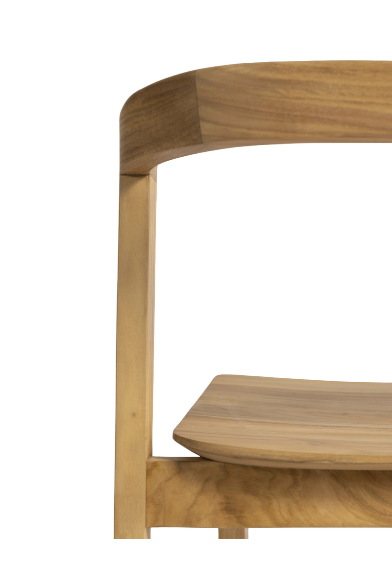 Teak Curved Back Chair | Dareels Arc | Oroatrade.com