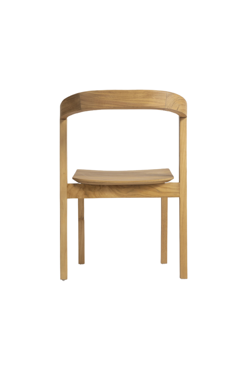 Teak Curved Back Chair | Dareels Arc | Oroatrade.com