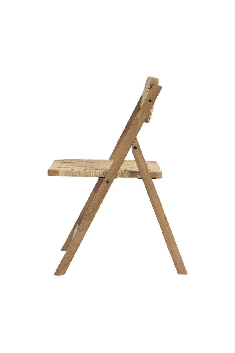 Teak Frame Foldable Chair | Dareels Cora | Oroatrade.com