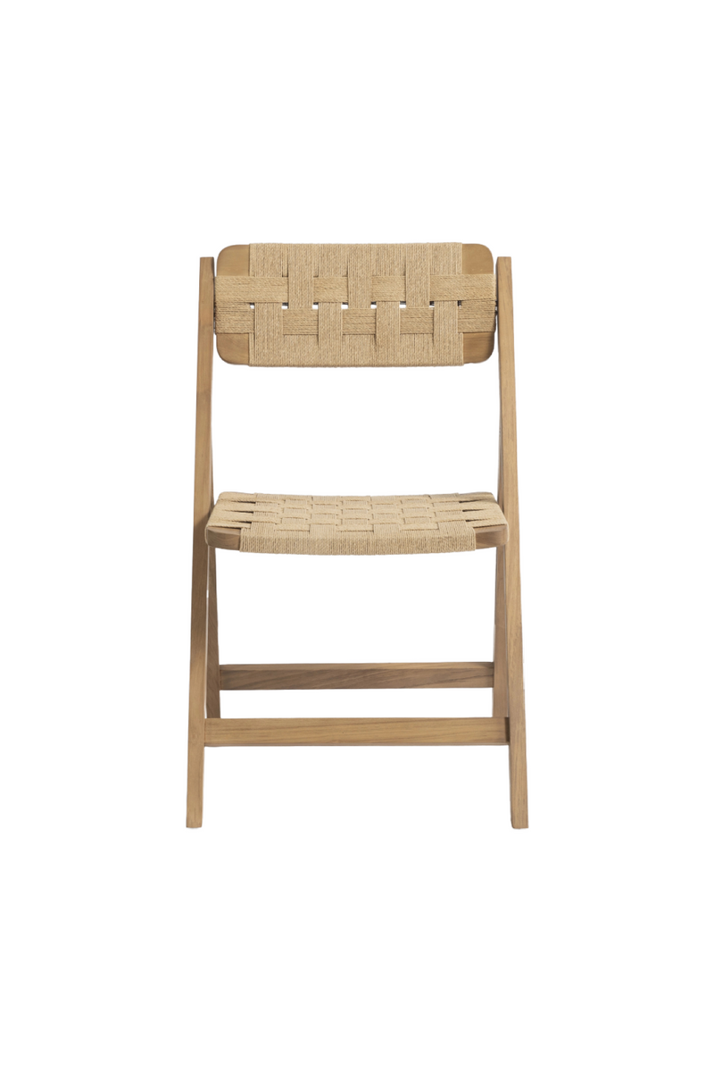 Teak Frame Foldable Chair | Dareels Cora | Oroatrade.com