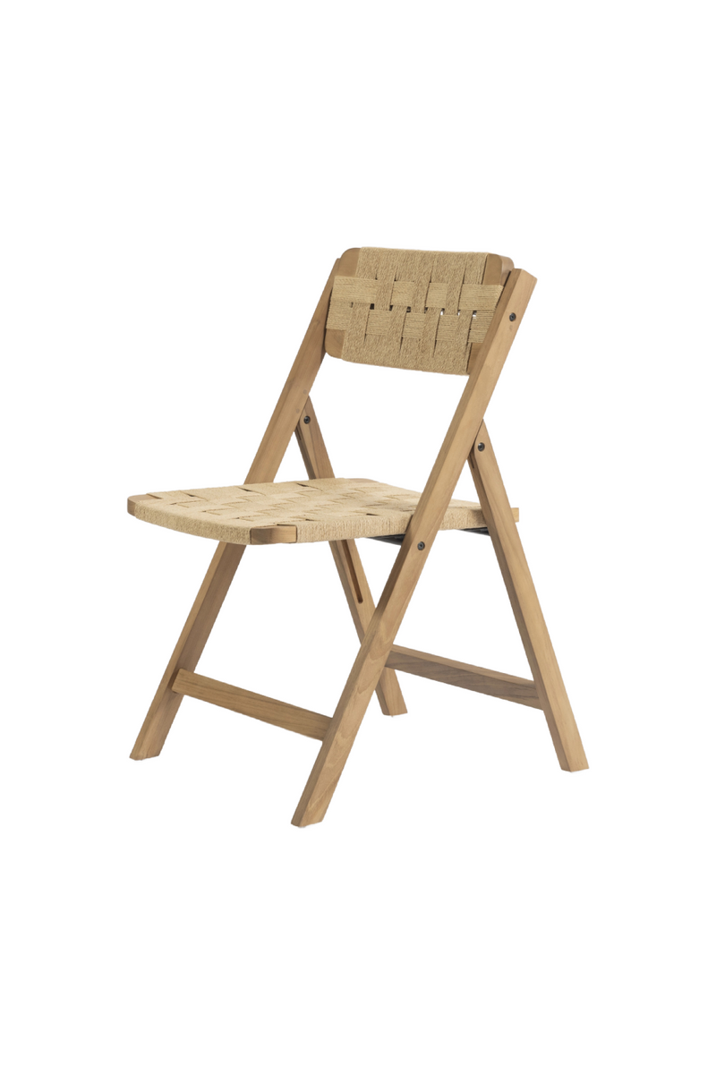 Teak Frame Foldable Chair | Dareels Cora | Oroatrade.com