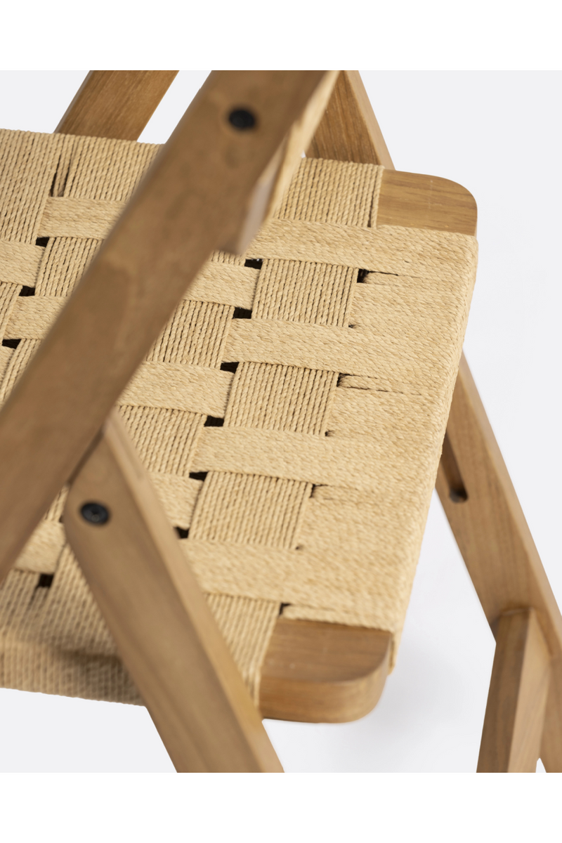 Teak Frame Foldable Chair | Dareels Cora | Oroatrade.com