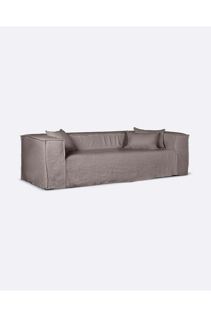 3-Seater Linen Sofa | Dareels Strozzi | Woodfurniture.com