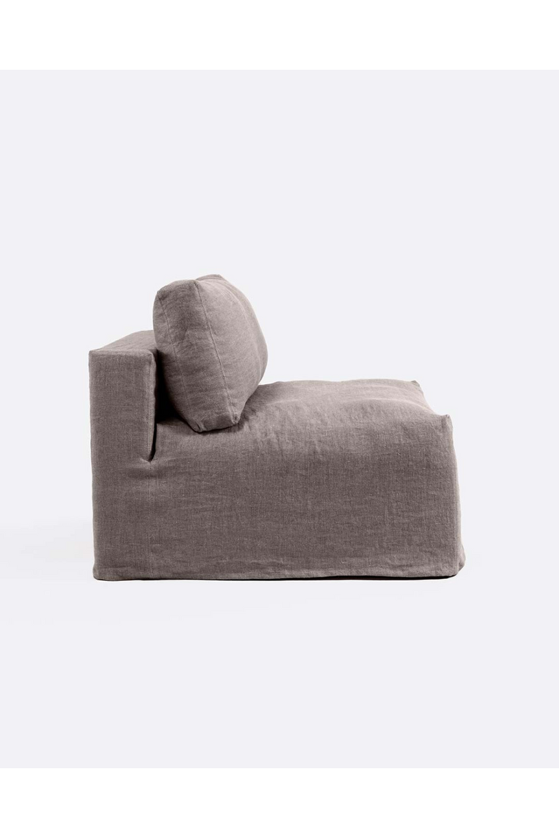 Linen Covered Central Sofa | Dareels Beethoven | Woodfurniture.com