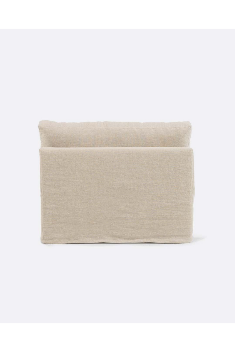 Linen Covered Central Sofa | Dareels Beethoven | Woodfurniture.com