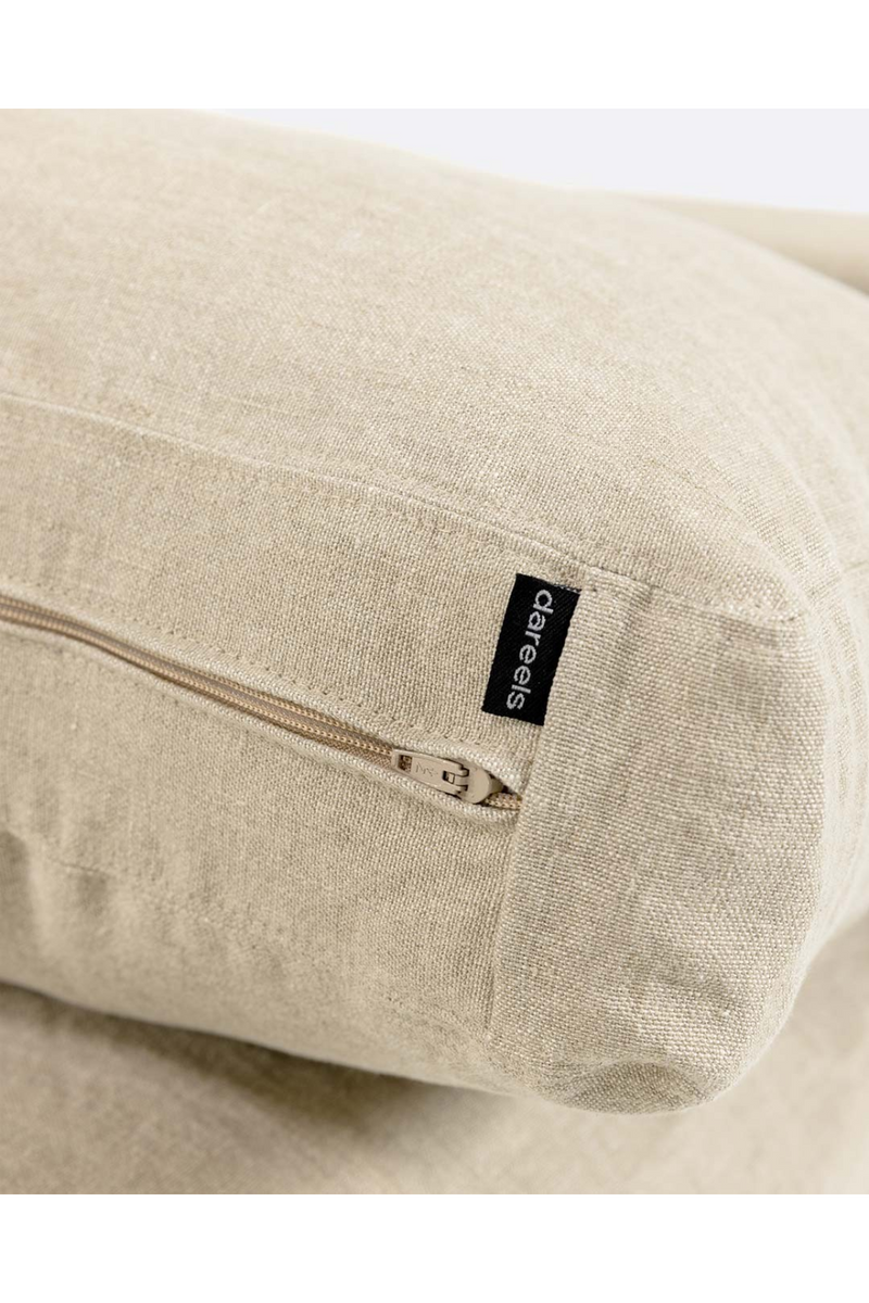 Linen Covered End Sofa | Dareels Beethoven | Woodfurniture.com