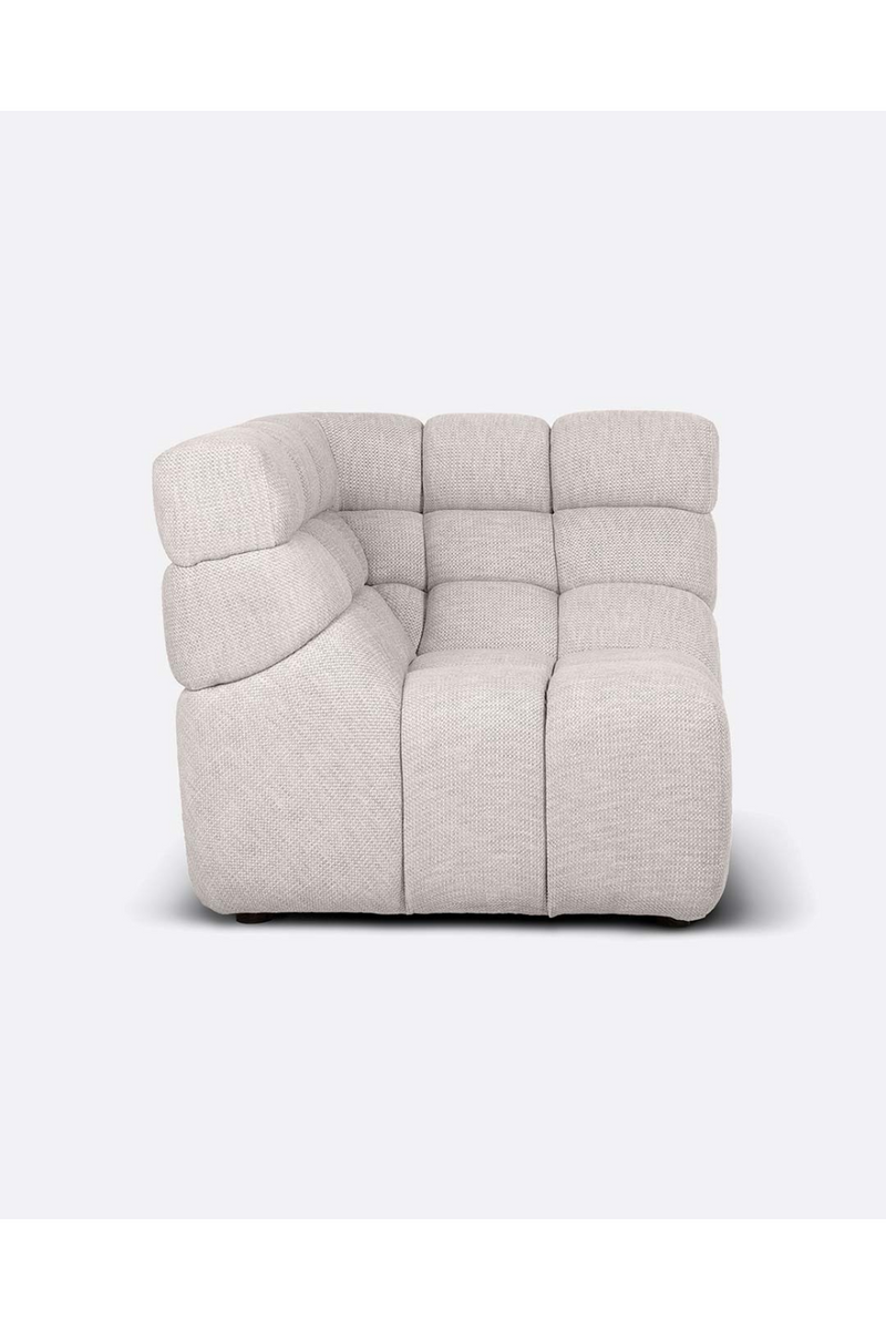 White Olefin Corner Sofa | Dareels Chopin | Woodfurniture.com