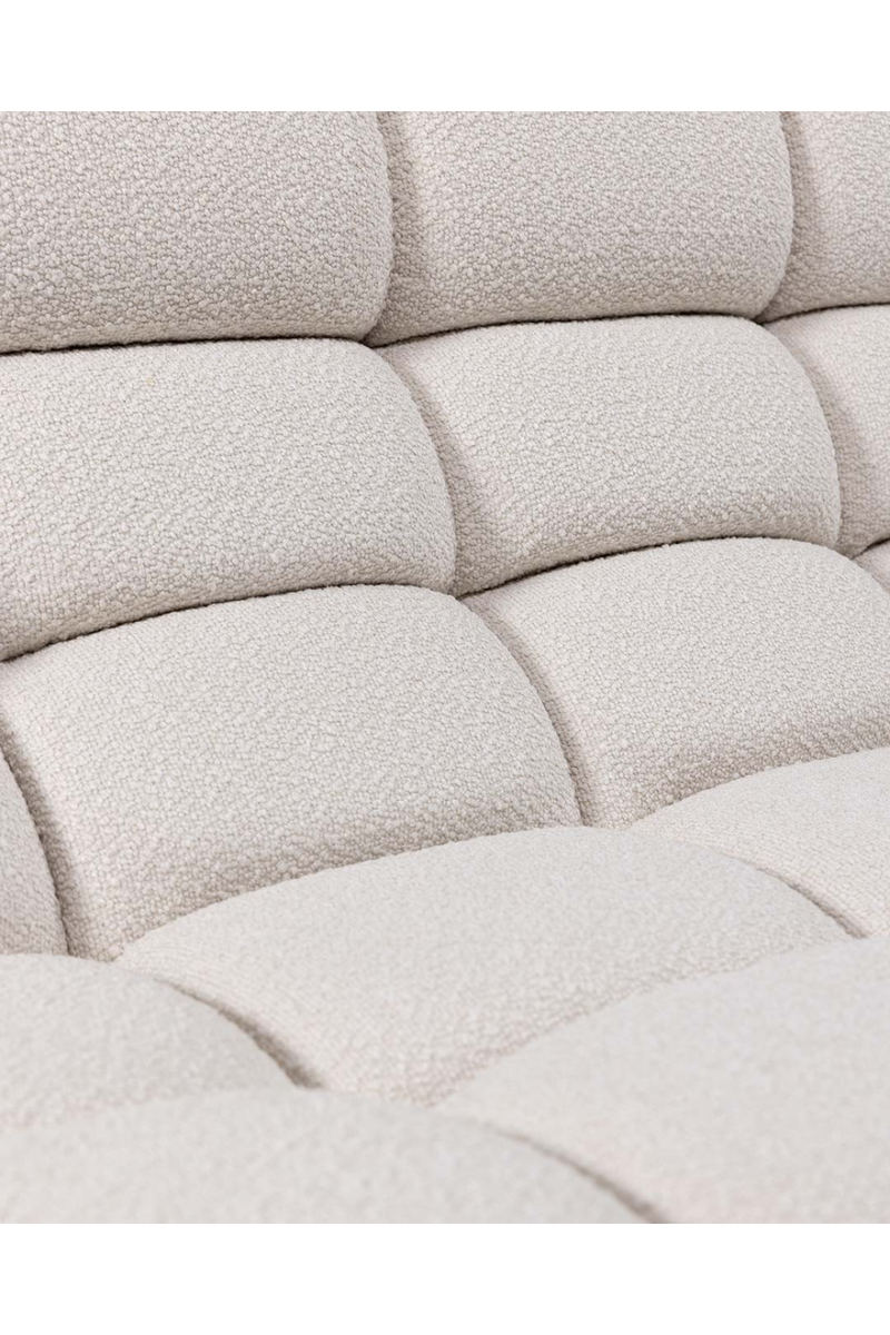 White Olefin Corner Sofa | Dareels Chopin | Woodfurniture.com