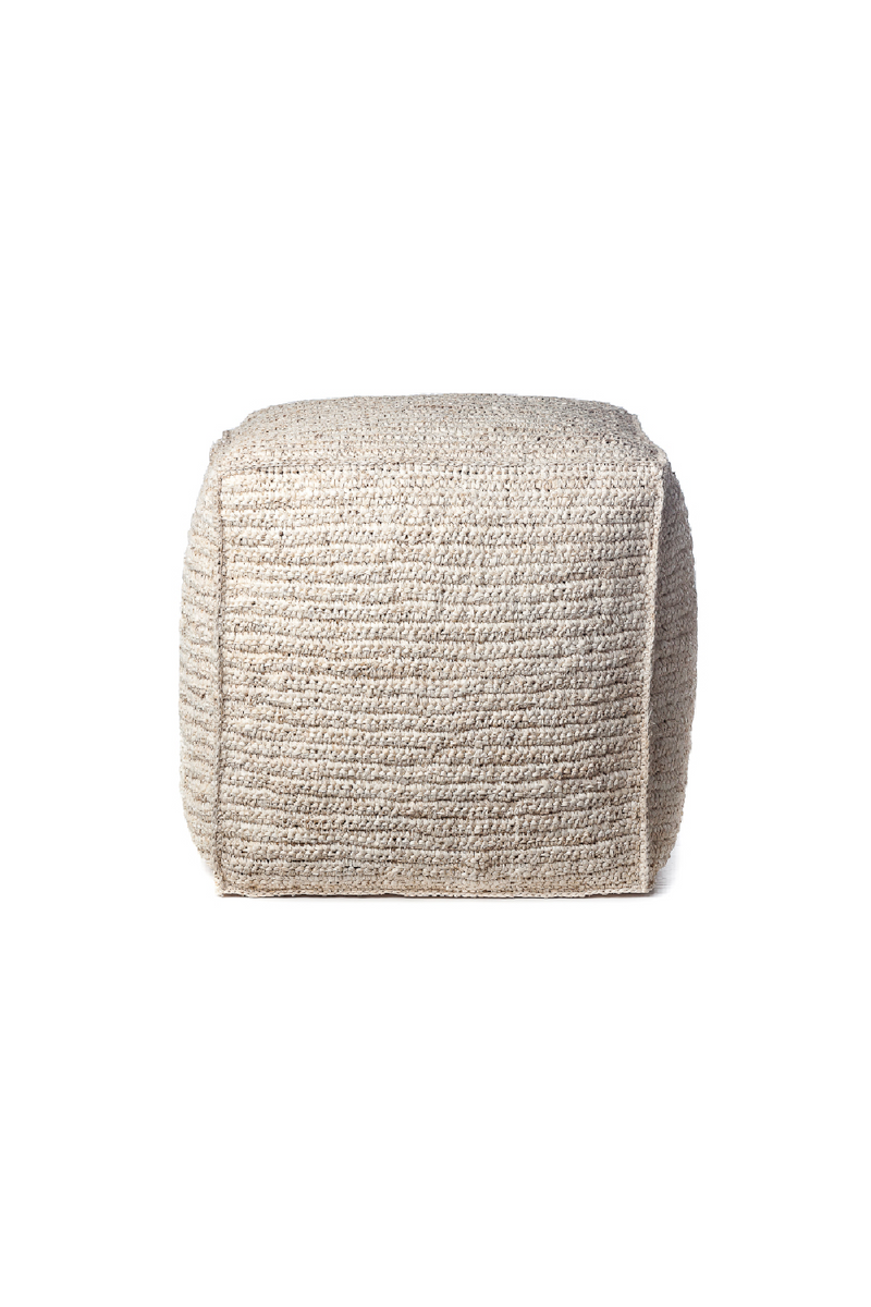 Seagrass Square Pouf | Dareels Alga | Woodfurniture.com