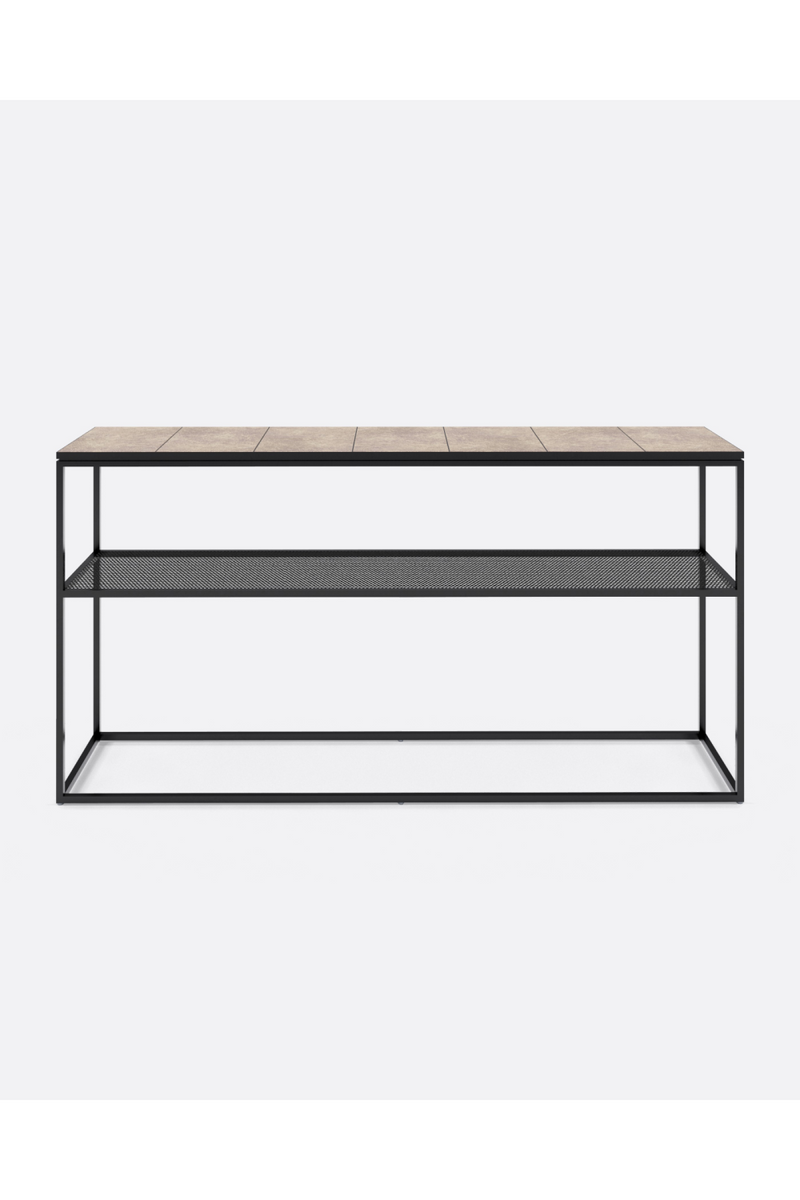 Leather Top Console Table | Dareels Rengar | Woodfurniture.com