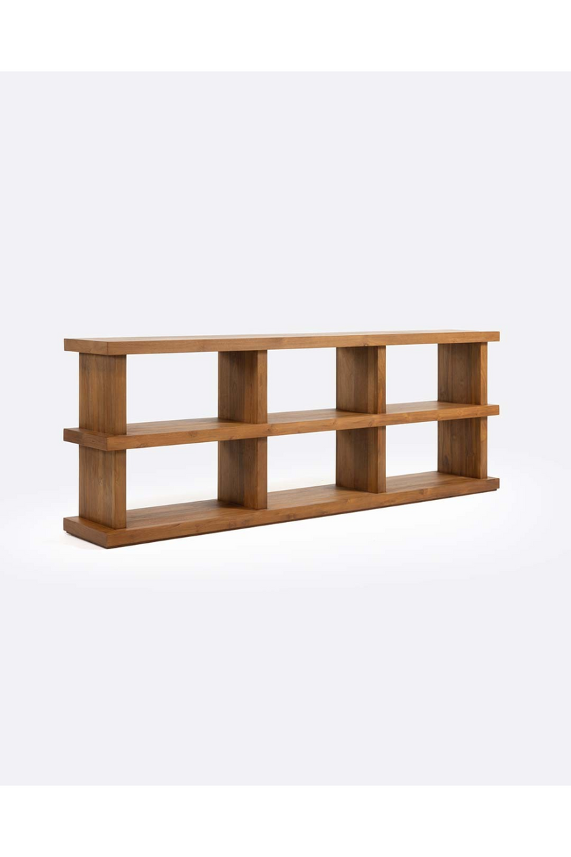 Teak Stackable Bookshelf | Dareels Dumai | Woodfurniture.com