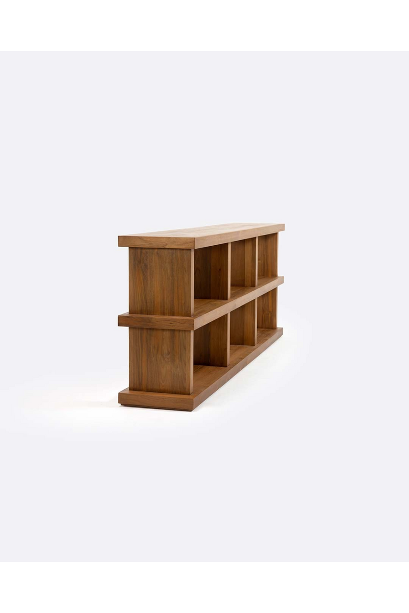 Teak Stackable Bookshelf | Dareels Dumai | Woodfurniture.com