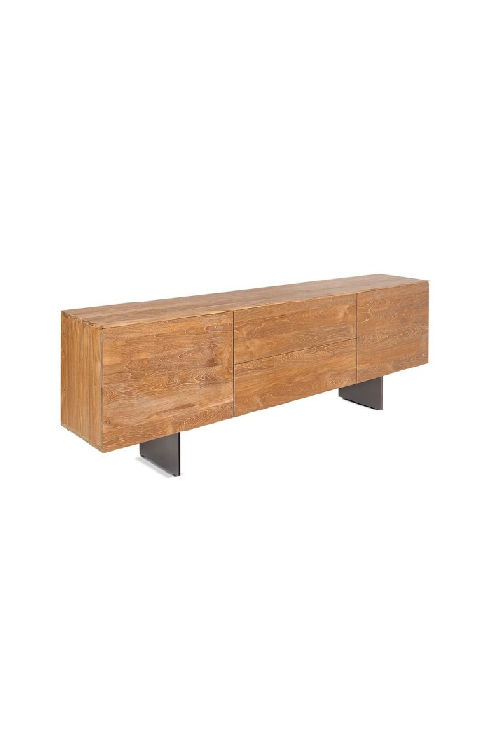 Rustic Solid Teak Sideboard | Dareels Solo | Woodfurniture.com