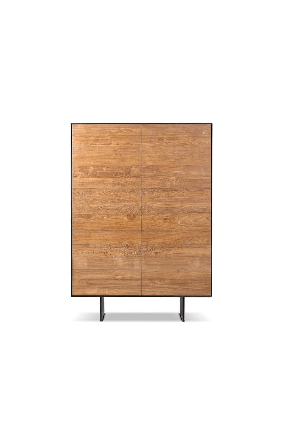 Iron Framed Teak Sideboard | Dareels Geox  | Woodfurniture.com