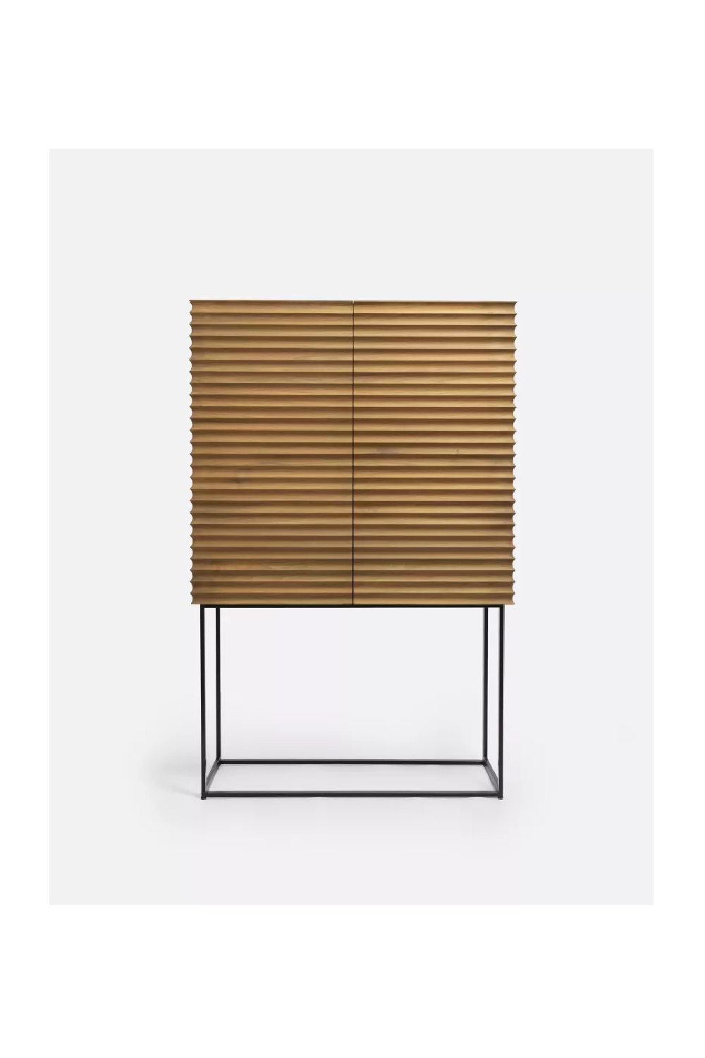 Fluted Teak 4-Drawer Sideboard | Dareels Taman | Oroatrade.com