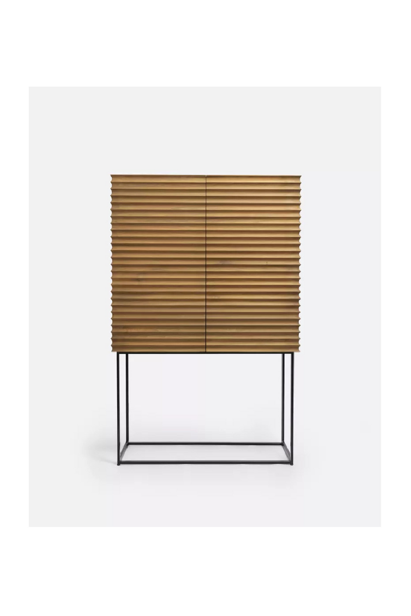 Fluted Teak 4-Drawer Sideboard | Dareels Taman | Oroatrade.com