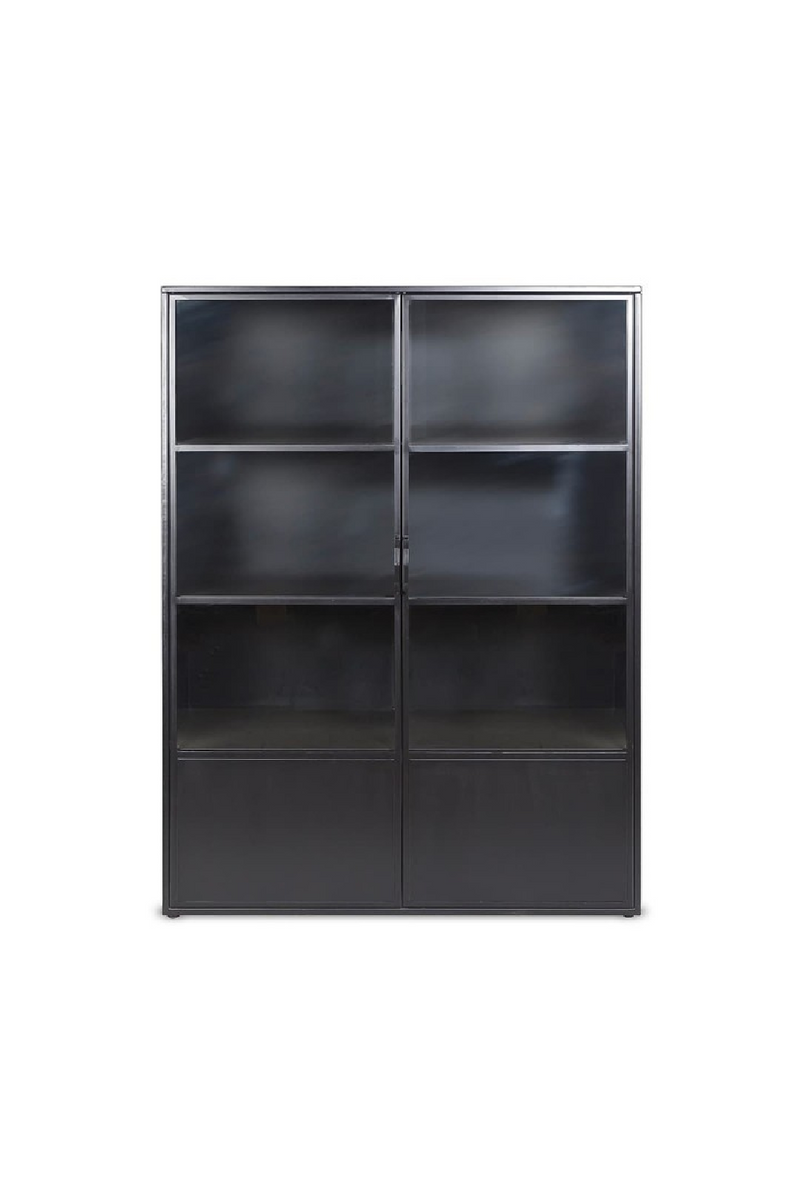 Glass Door Display Cabinet | Dareels Iron Ox | Woodfurniture.com