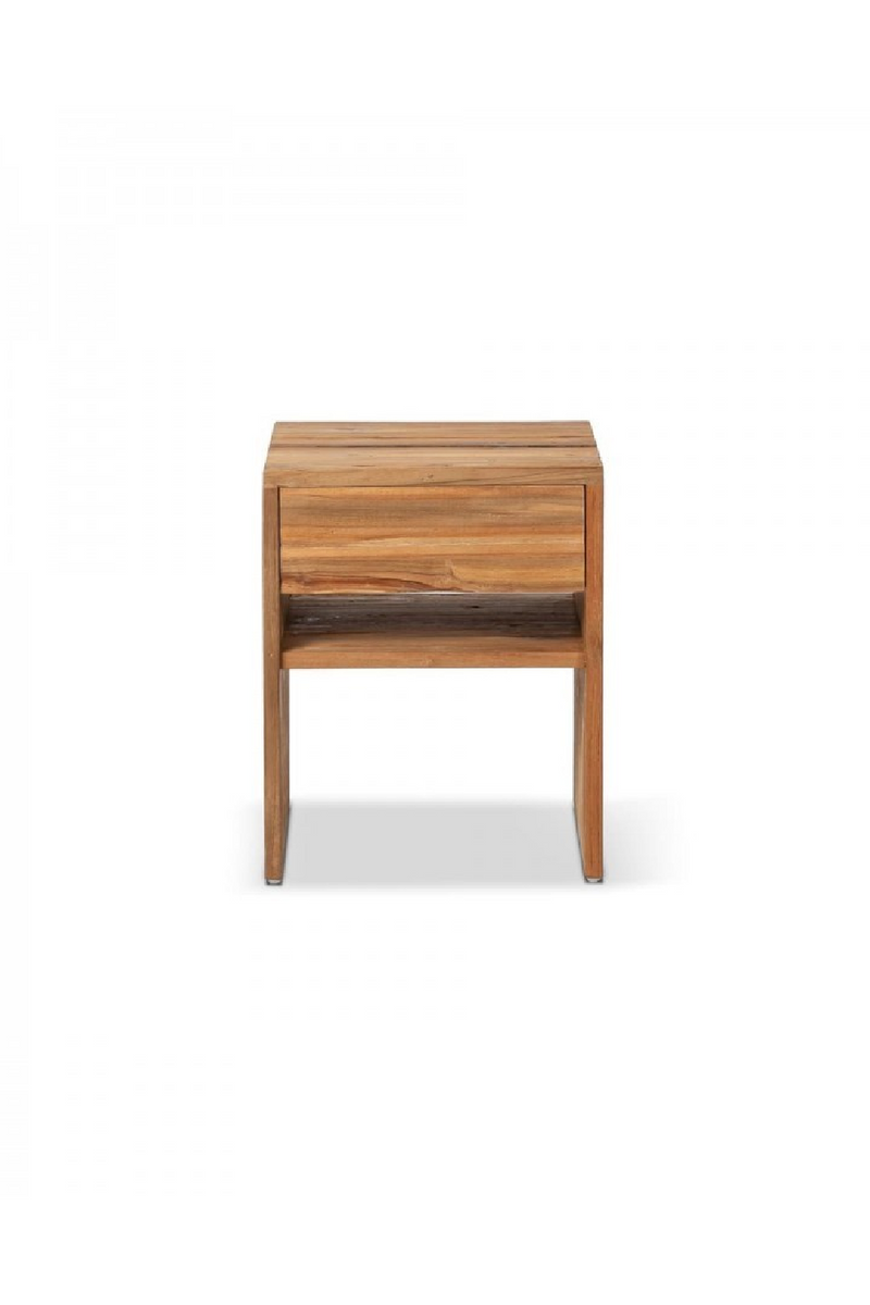 Teak 1-Drawer Bedside Table | Dareels Erosi | Woodfurniture.com