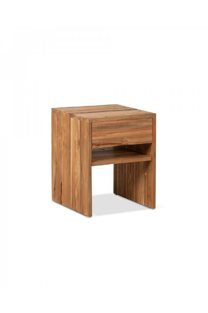 Teak 1-Drawer Bedside Table | Dareels Erosi | Woodfurniture.com