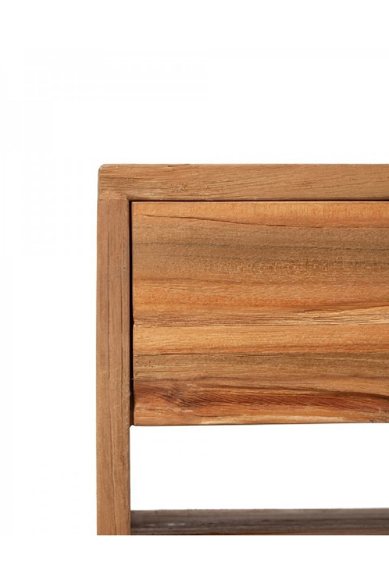 Teak 1-Drawer Bedside Table | Dareels Erosi | Woodfurniture.com