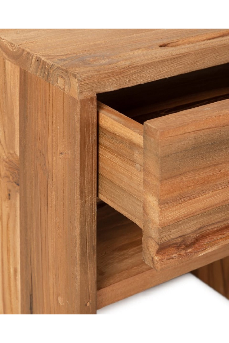 Teak 1-Drawer Bedside Table | Dareels Erosi | Woodfurniture.com