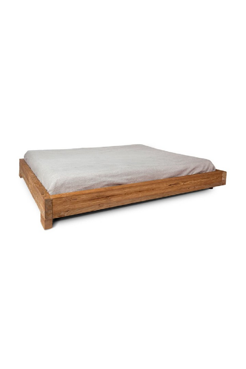 Natural Teak Bed | Dareels Solid | Woodfurniture.com