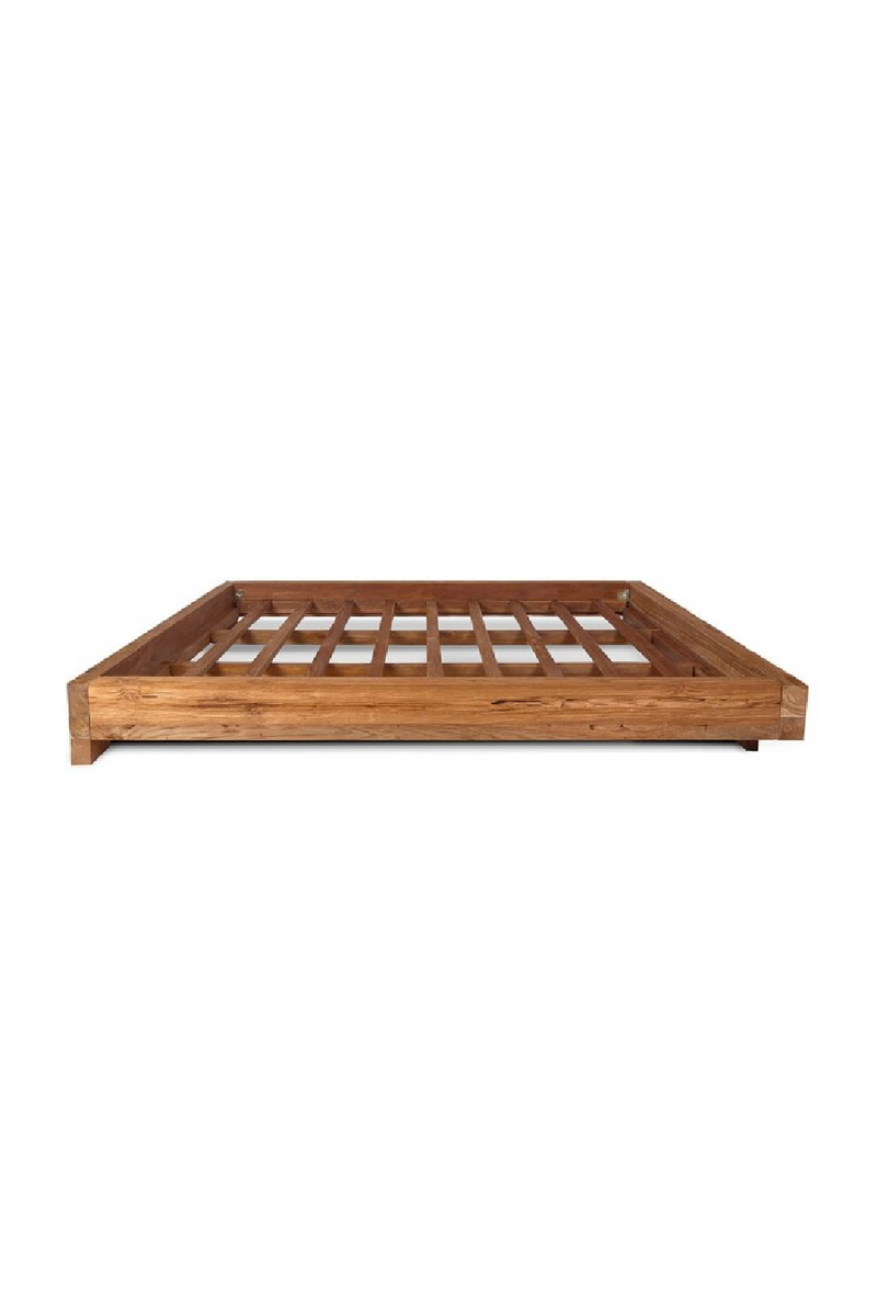 Natural Teak Bed | Dareels Solid | Woodfurniture.com