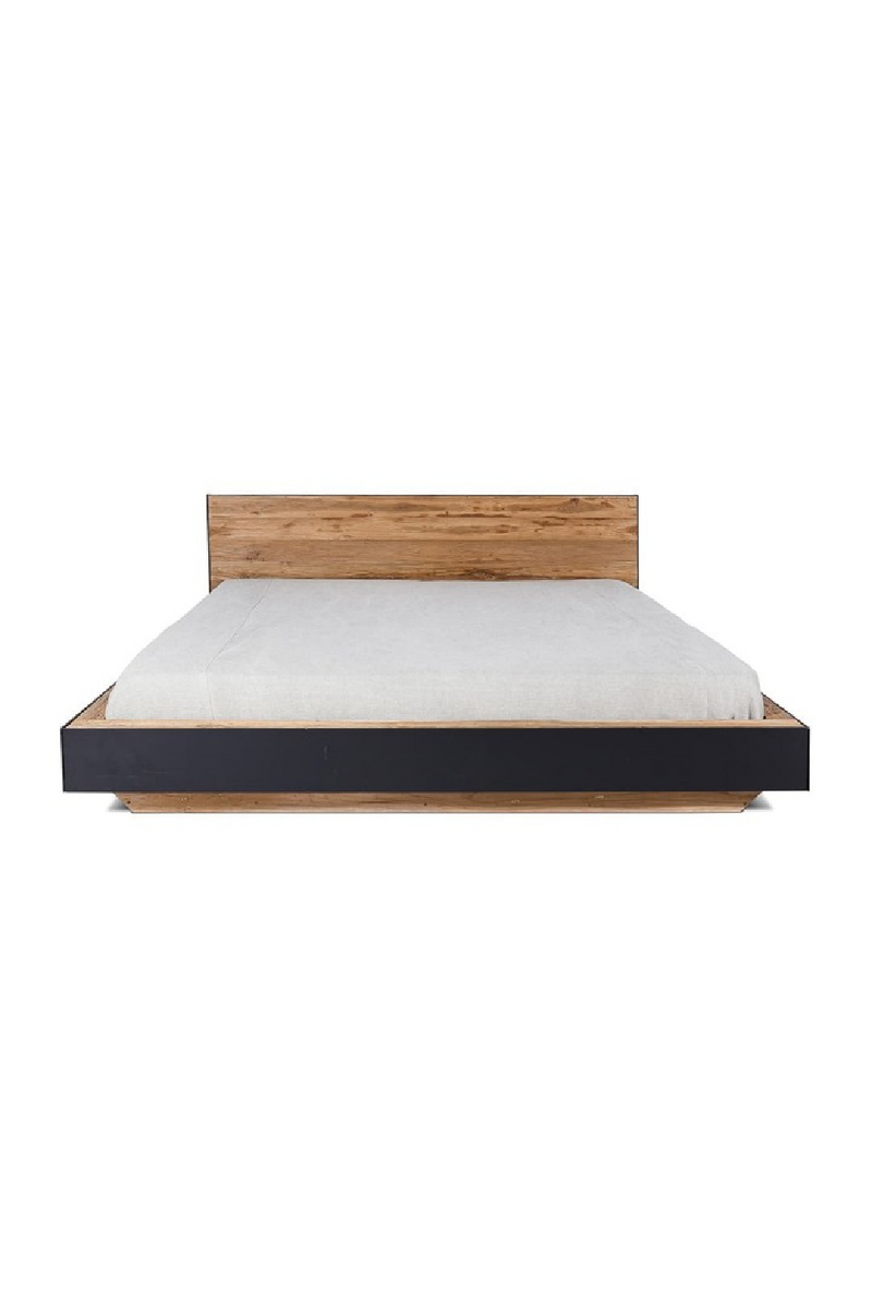 Rustic Solid Teak Bed | Dareels Geox | Woodfurniture.com