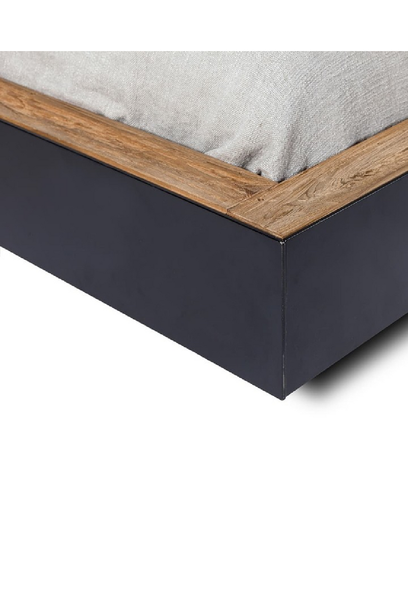 Rustic Solid Teak Bed | Dareels Geox | Woodfurniture.com