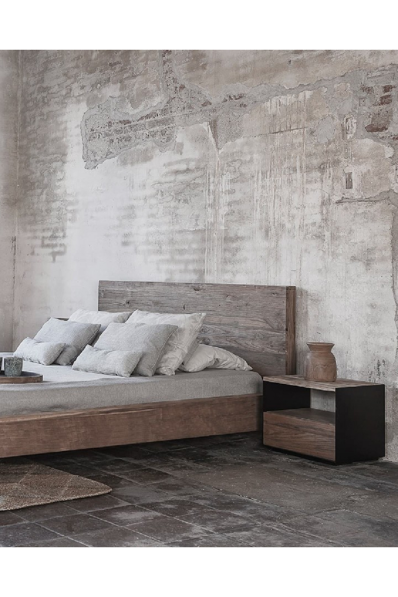 Japandi Teak Bed | Dareels Nori | Woodfurniture.com