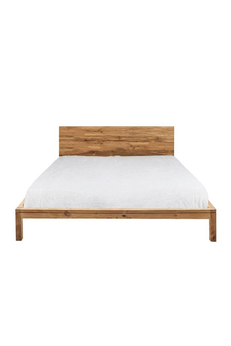 Slatted Teak Minimalist Bed | Dareels Erosi  | Woodfurniture.com